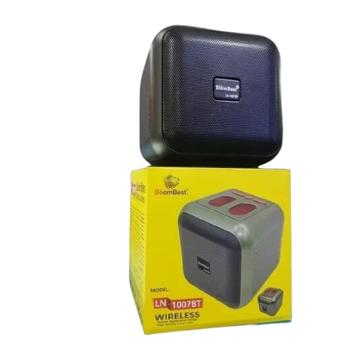 BoomBest LN-1007BT Mini Portable Wireless Bluetooth Speaker with FM, USB, TF &amp; AUX – Black