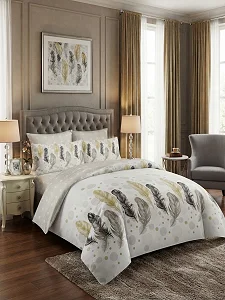 5×6 Duvet Set 4Pc (1 Duvet, 1 Bedsheet & 2 Pillowcases) – Multi color Varies