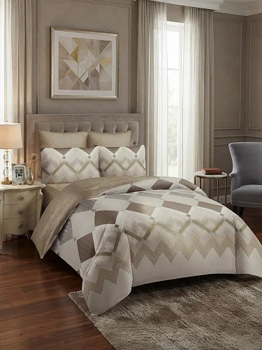 5×6 Duvet Set 4Pc (1 Duvet, 1 Bedsheet &amp; 2 Pillowcases) – Multiprints Vary