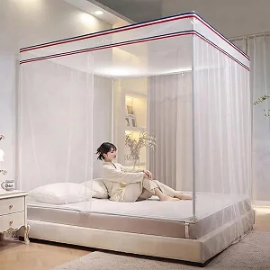6x6 Bed Mosquito Net Tent, Square Design