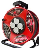 Wiseup 50m Industrial Extension Cable Reel 2.5mm 13A Heavy Duty Power Cable