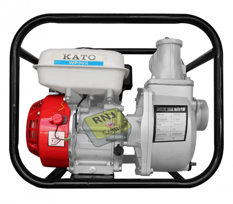 KMC Gasoline Water Pump 3-inch (80mm)  - White / Red