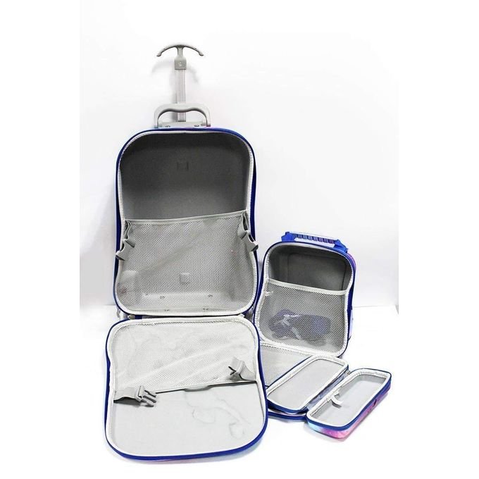 Kids Expandable Trolley Backpack with Pencil Box