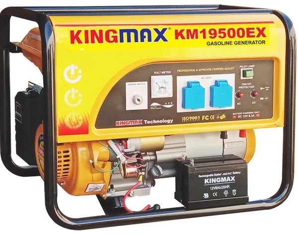 King Max 3500VA Petrol Generator KM19500 - Portable Backup Power Generator