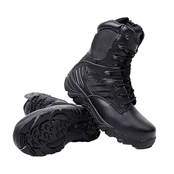 Delta boots high-top outdoor hiking shoes desert boots - Black