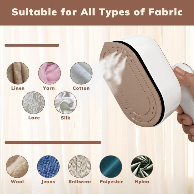 Raf Mini Steam Iron for Clothes – Portable Compact Travel Iron