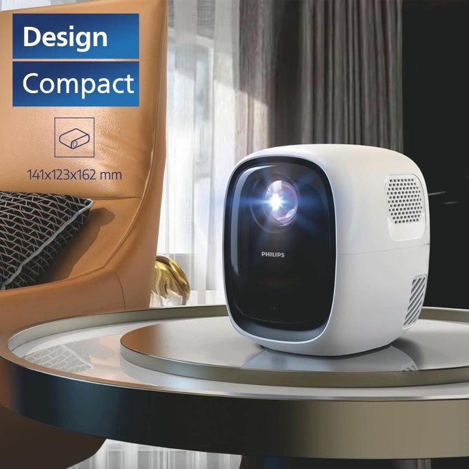 Philips NeoPix 130 Home Cinema Projector – 720p HD, LED & Wi-Fi Mirroring