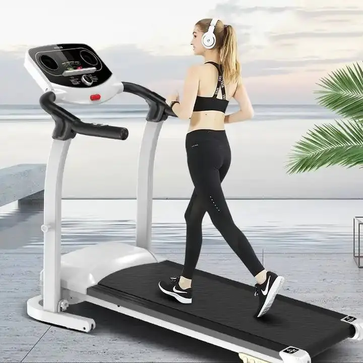Electric Folding Treadmill Motorized with Incline for Home use - Black