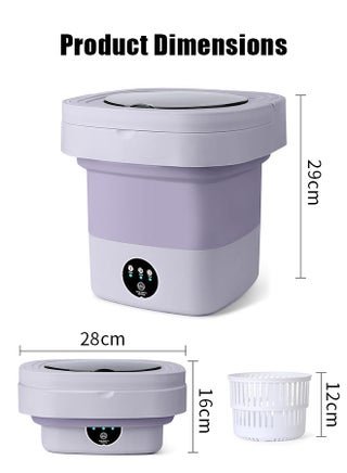 Mini Foldable Washing Machine – Portable Laundry Washer