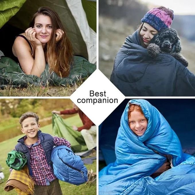 Waterproof 4-Season Camping Sleeping Bag for Hiking and Travel