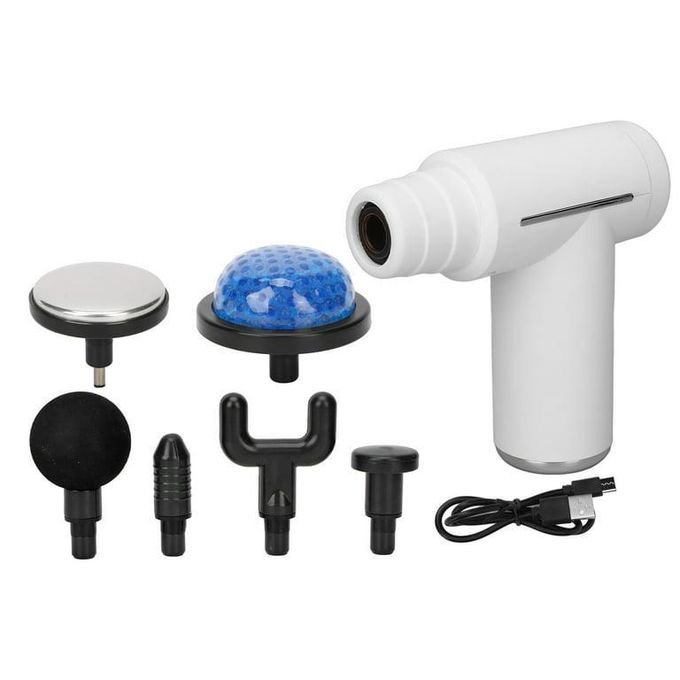 LCD Display Hot And Cold Compress Massage Gun Mini Fascia Gun Cold Fitness Electric Impact Gun Muscle Relaxation