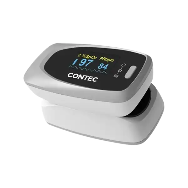 Pulse oximeter fingure tip - white