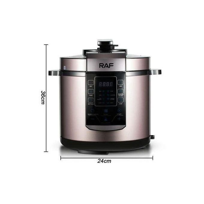 RAF 6L Smart Programmable Digital Electric Pressure Cooker – Multicolor