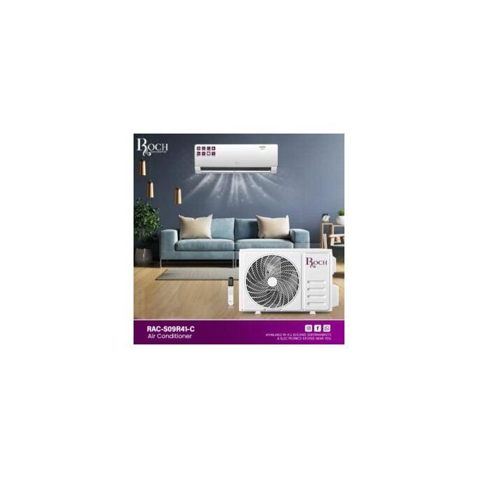 Roch 9000 BTU Split AC with Remote – White