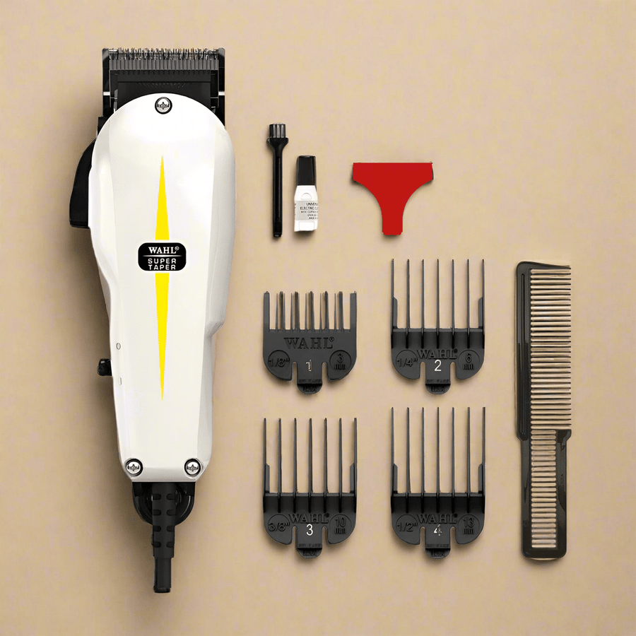 Wahl No.1  Original Professional Wahl Super Taper Clipper Electric Shaver - White