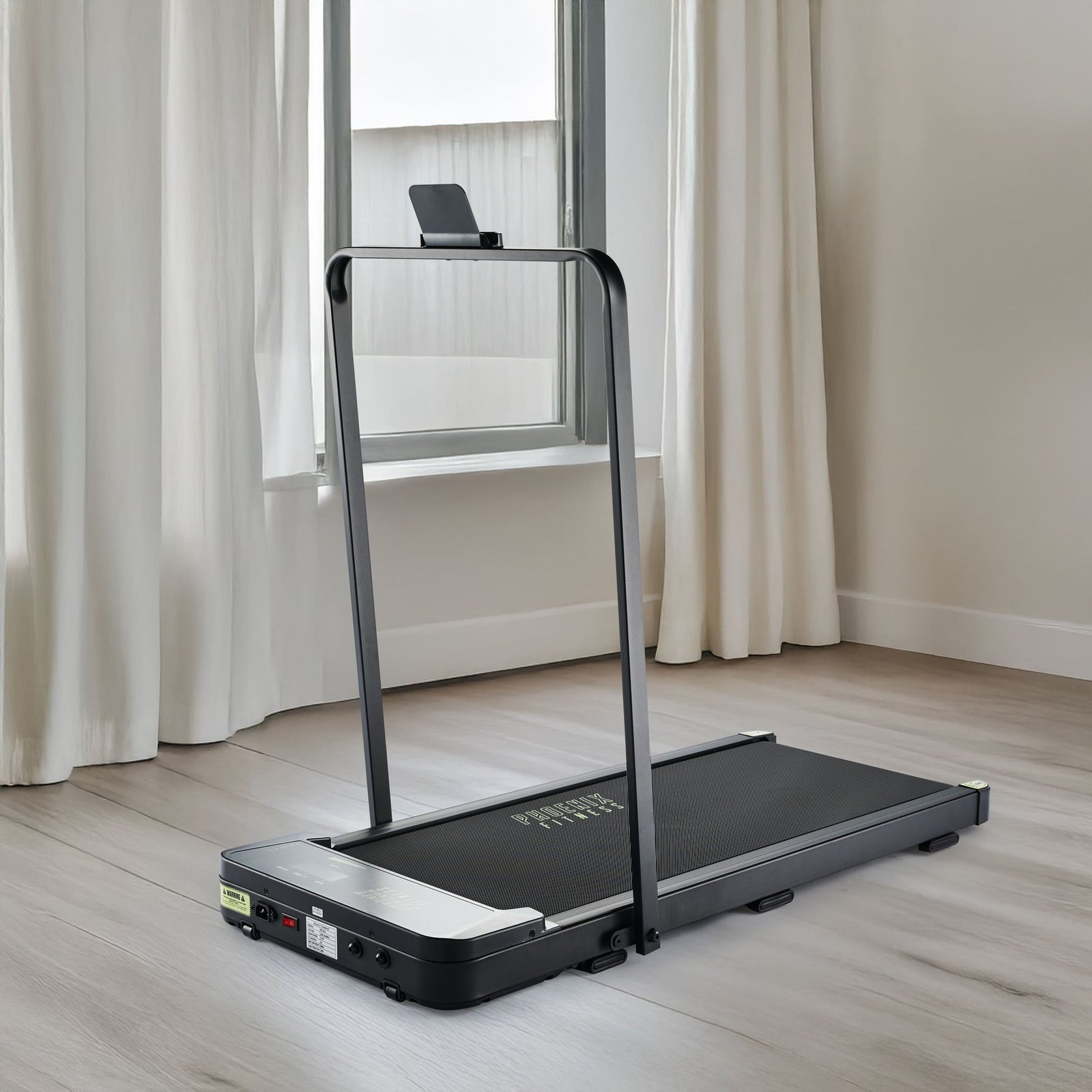 Electric Treadmill/Walking Pad for Domestic Use - Gray and Black