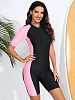Women's V-Neck One-Piece Swimming Costume