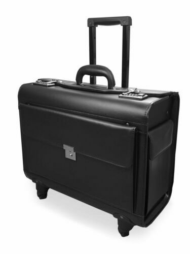 Executive Pilot Box Travel Bag - Black