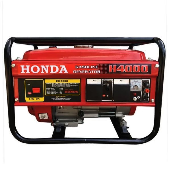 Honda H4000 Petrol Gasoline Generator 3.3Kv - Red