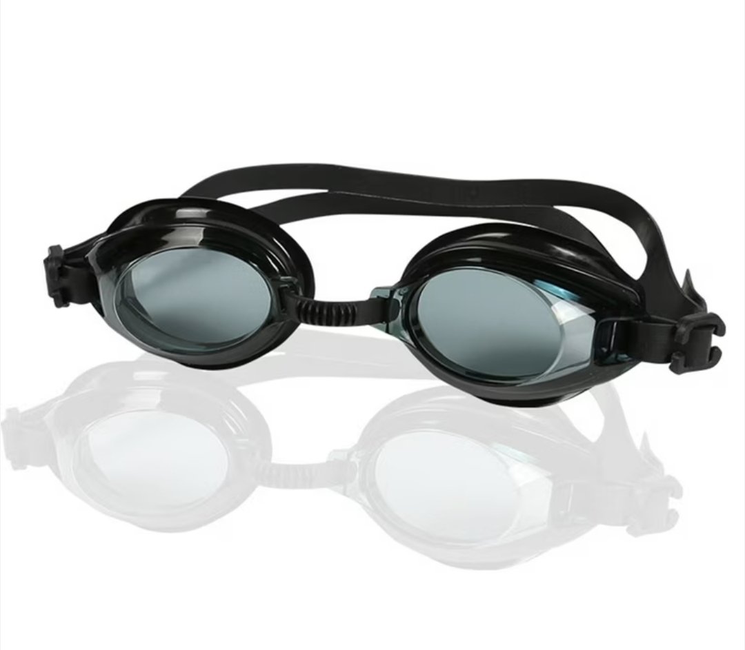 Adult Unisex Swimming Goggles / Googles Anti Fog  - Black