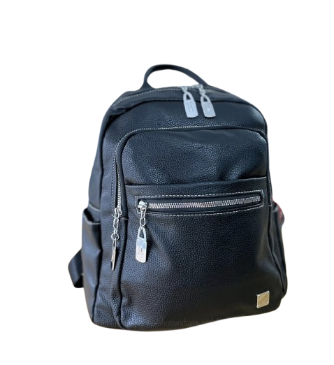 Ladies Classic Leather Backpack Bag