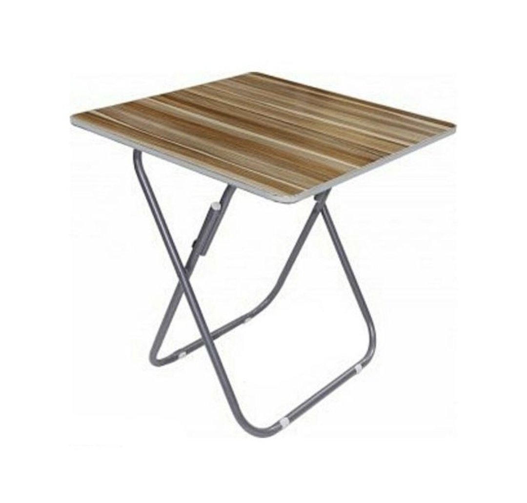 Wooden Folding Reading Table 60cm x 60cm - Brown.