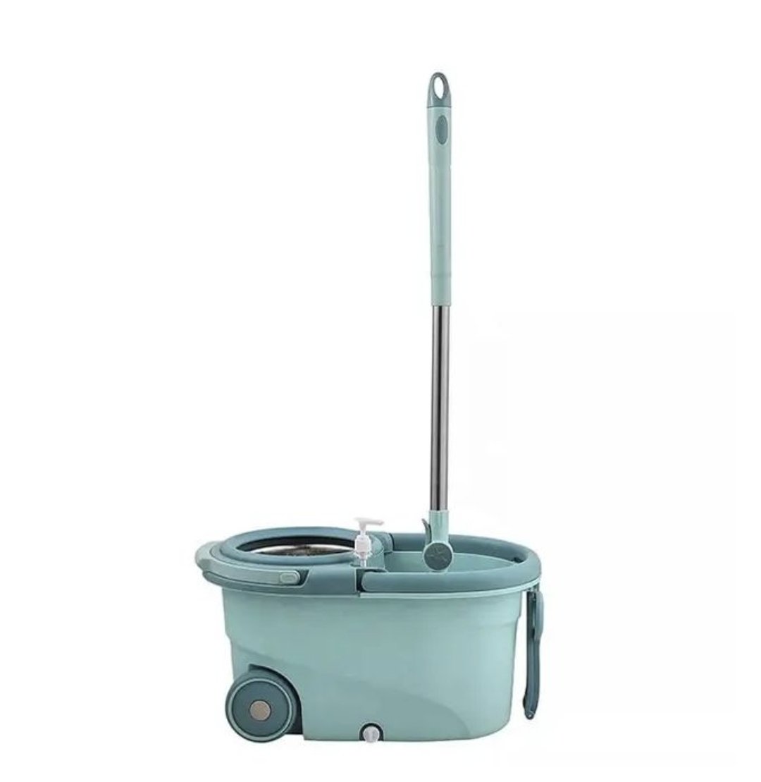 Adjustable Spin Mopper With Bucket Has Wheels-Multi-color