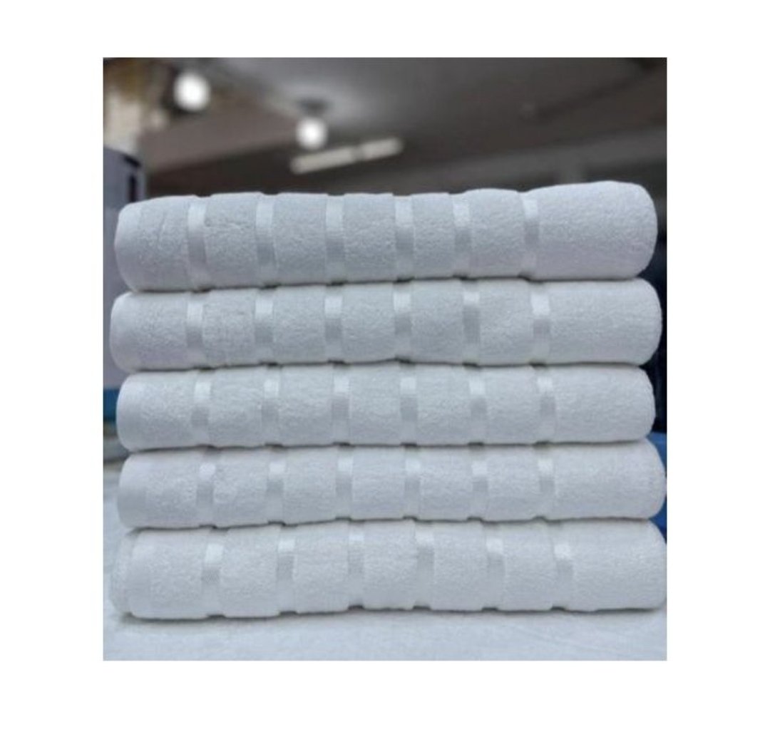 Large Size Cotton Bath Towel 90x 160cm - White Colour