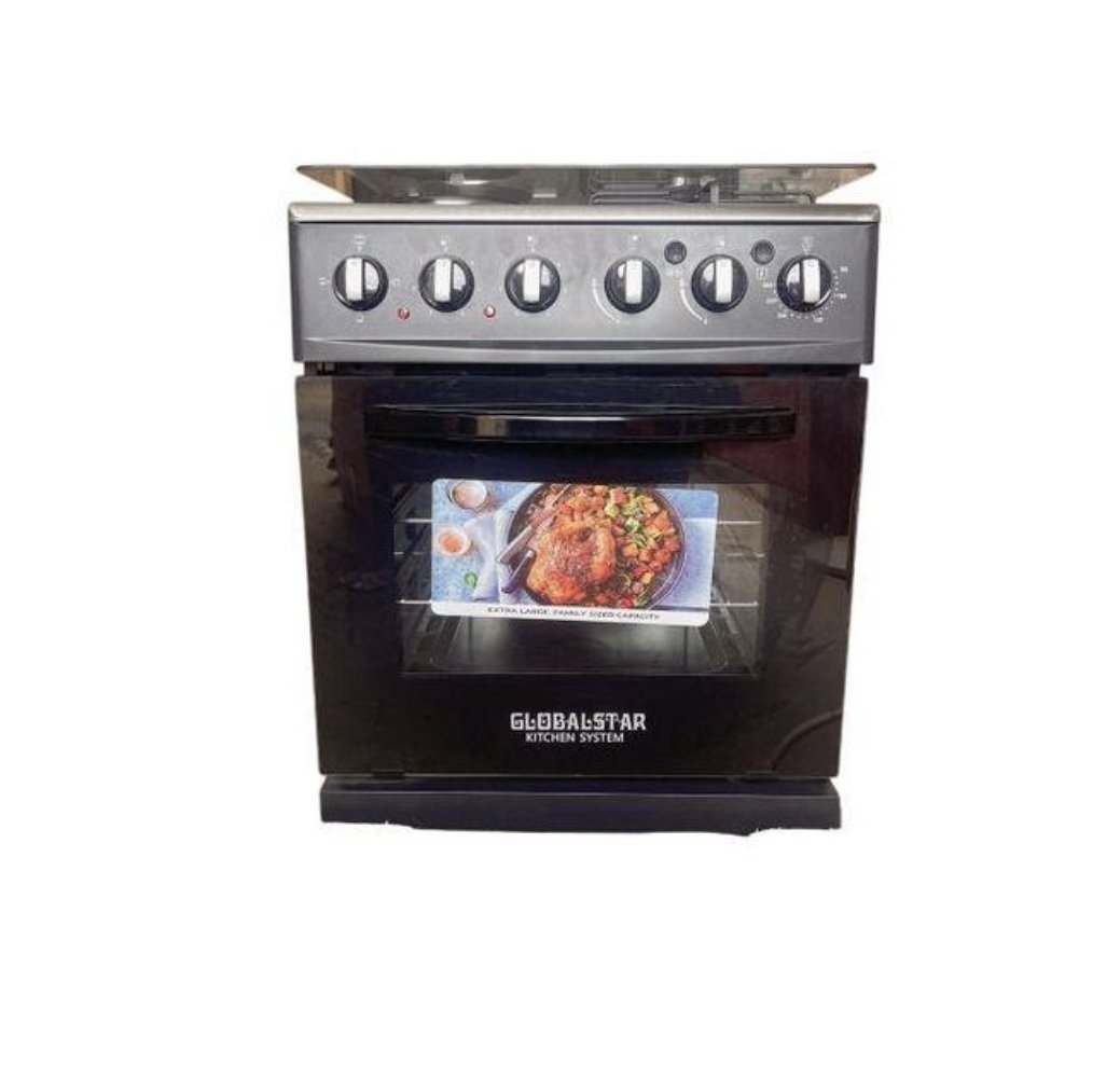 Global Star Cooker 3 Gas + 1 Electric With Electric Oven And Automatic Ignition  60cm