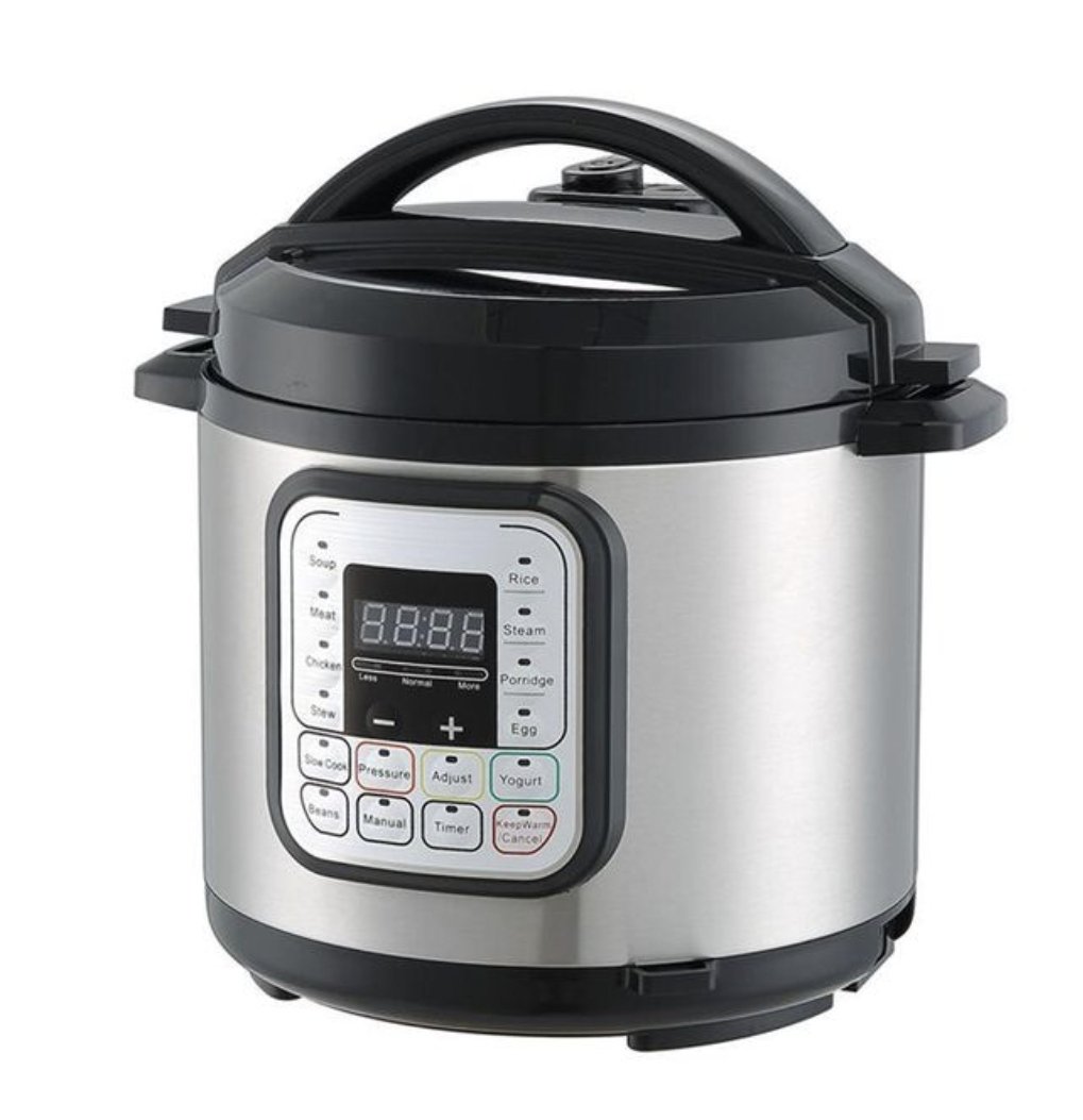 Global Star ELECTRIC PRESSURE COOKER GS-606 (6L) - Silver