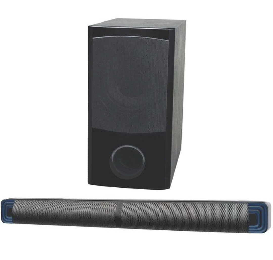 Global Star GS-002 2.1CH Sound Bar System - Bluetooth, FM Radio - Black