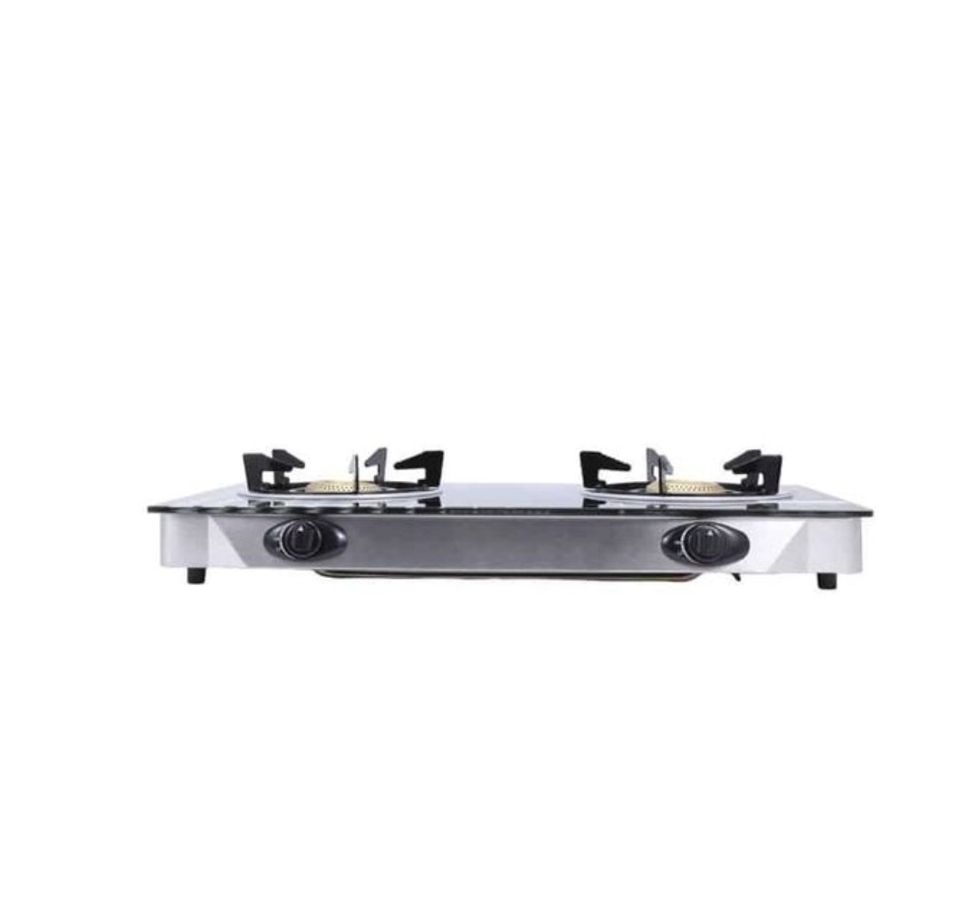 Stainless Steel Two Burner Gas Stove, Low Gas Consumption