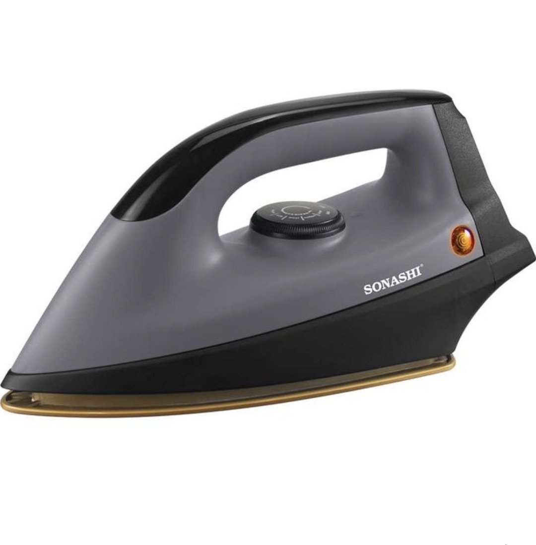 Sonashi Heavy Duty Iron with Golden Ceramic Coated Soleplate