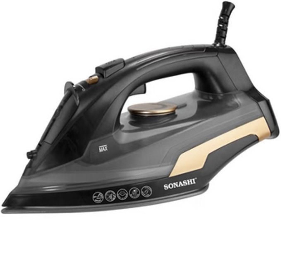 Sonashi Steam Iron with Ceramic Coated Soleplate,Powerful Steam Burst, Adjustable Thermostat with Spray Iron Feature, Self-Clean Function, SI-5093C-Multicolor