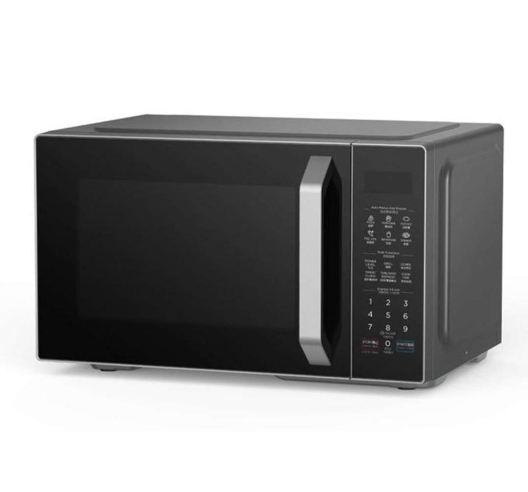 Midea 25L Digital Microwave Oven with Grill 1300W - Black
