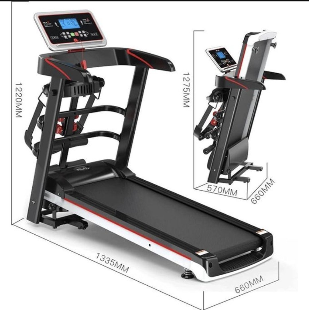 Heavy Duty Motorized Foldable Treadmill Machine - Electric Outdoor and Indoor Machine