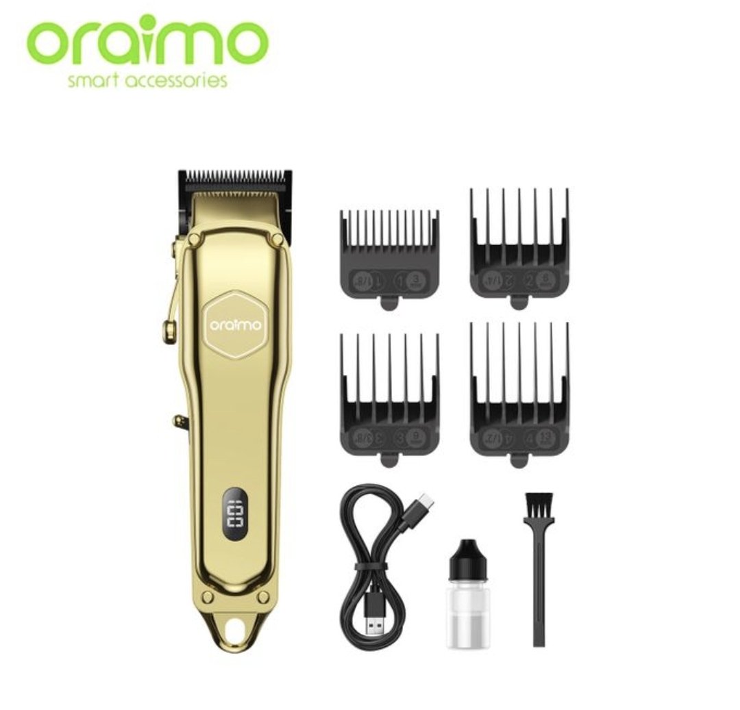Oraimo Smart Clipper 2 Professional Hair Clipper Rechargeable - Gold