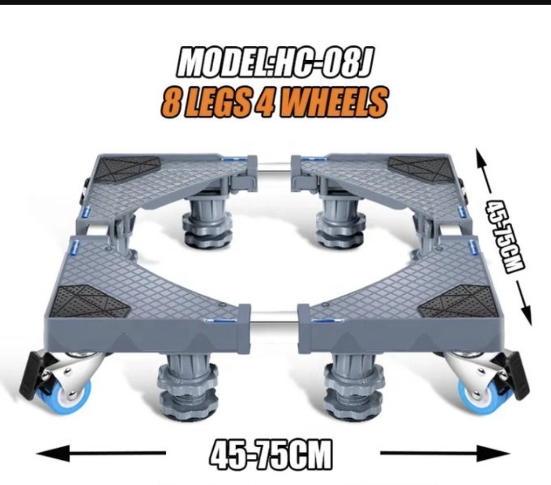 Adjustable Fridge And Washing Machine Base Stand