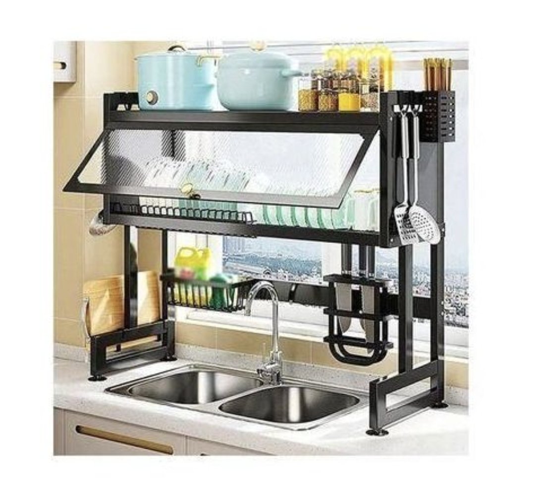 75cm - Over The Sink Dish Drying Rack Dish Drainer For Storage Kitchen Counter