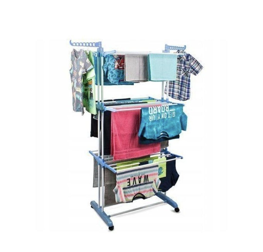 Foldable 3 Layer Cloth Dryer Rack-multi