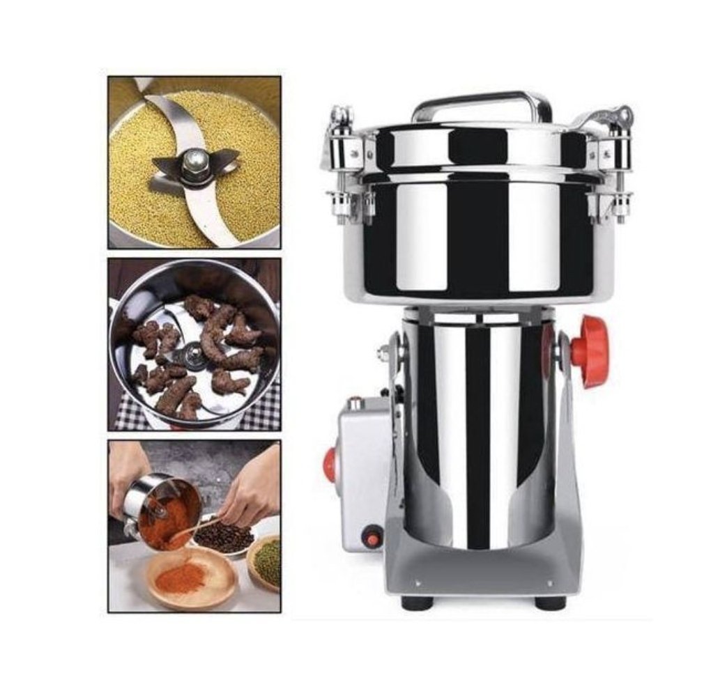 Bosstech 1000g Commercial Electric Grain and Spice Grinder