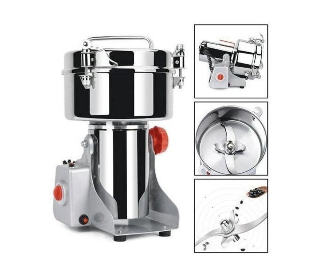 Bosstech 1000g Commercial Electric Grain and Spice Grinder
