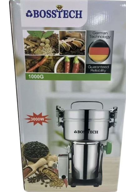 Bosstech 1000g Commercial Electric Grain and Spice Grinder
