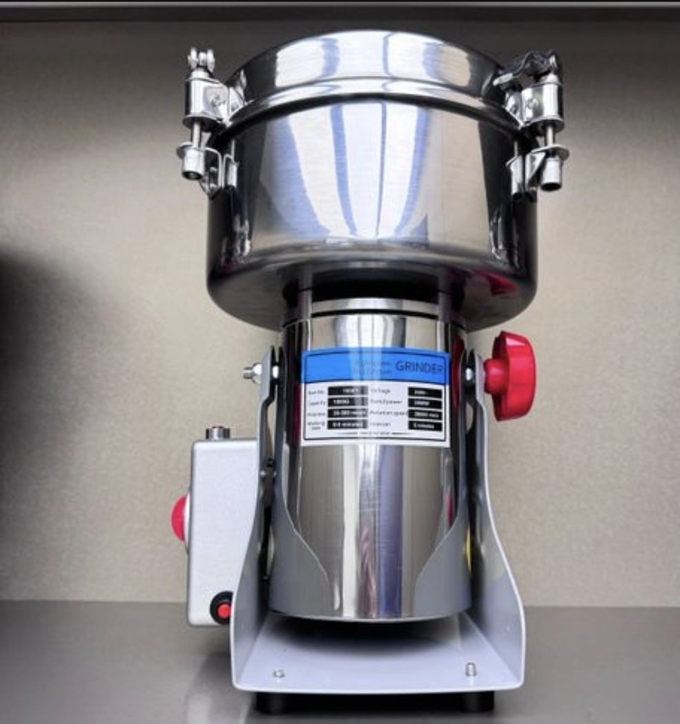 1000g Electric Dry Powder Food Grinder Machine Grain Mill For Spices Grains Cereal Miller