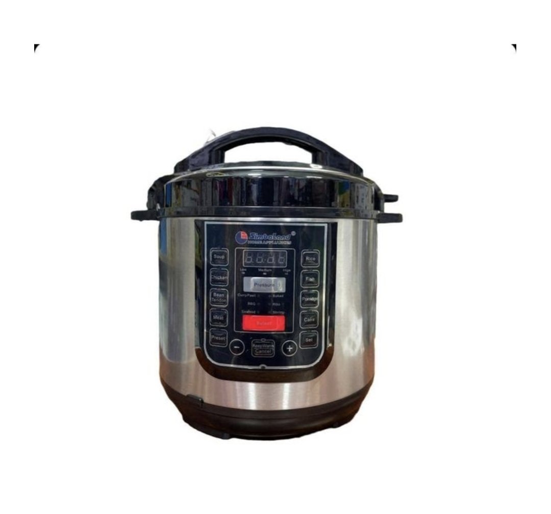 Simbaland 7.0L 14-In-1 Digital Electric Pressure Cooker 2200W Silver