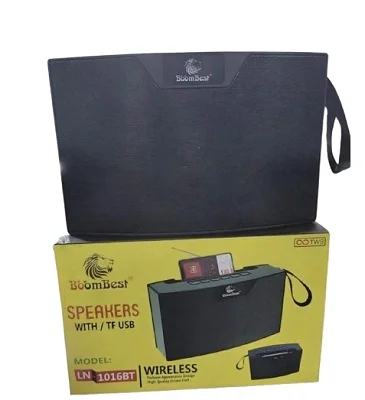 BoomBest LN-1016BT Big Portable Bluetooth Speaker with 10W Sound, FM Radio &amp; Long Battery Life