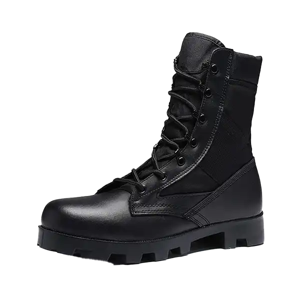 Siwar High-top Desert Leather Men's Boots - Black