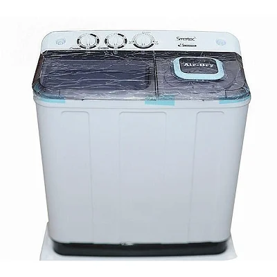 Smartec 7kg Washing Machine Twin Tub Top Load Washer &amp; Spin Dryer – White