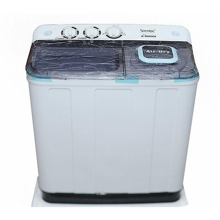 Smartec 7kg Semi-Automatic Twin Tub Washing Machine with Spin Dryer – White