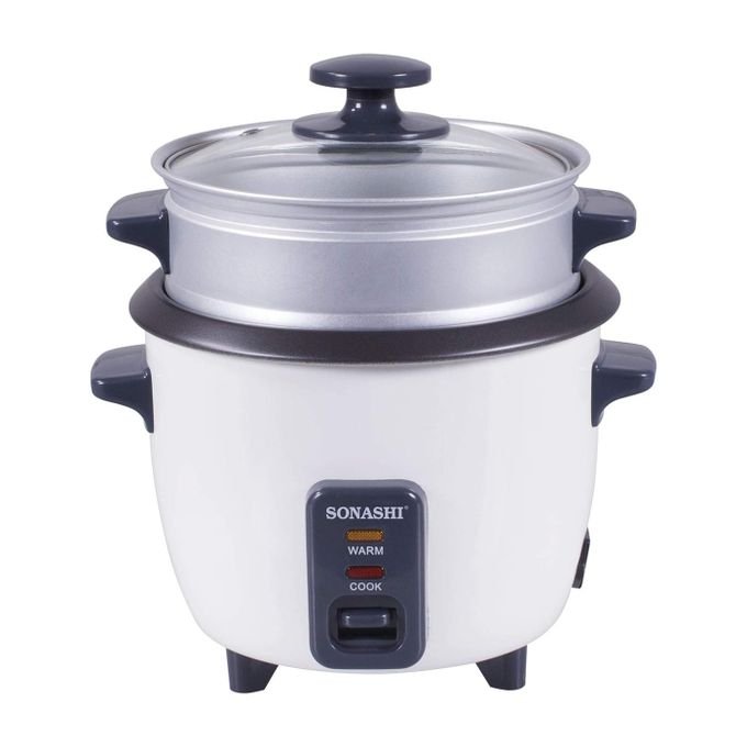 Sonashi 1.8L Rice Cooker – Non-Stick Pot, Steamer & Keep Warm